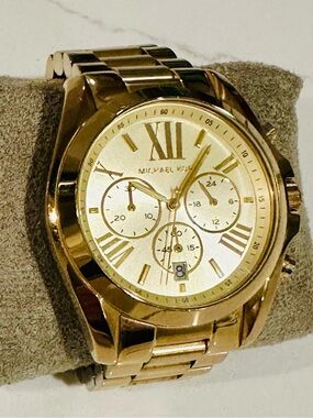 Michael Kors MK5738 Gold Tone Chronograph Watch | Women’s Designer Watch
